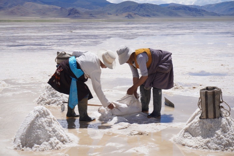 Salt-making tradition revives with technology in Xizang