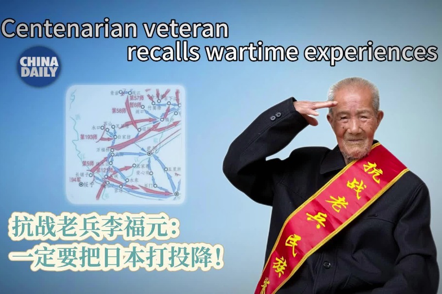 Centenarian veteran recalls wartime experiences